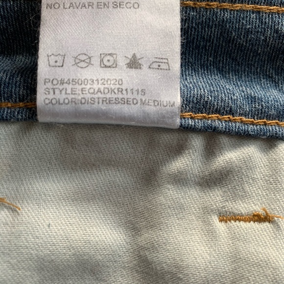 Sam Edelman MARY JANE Fringe Hem Contrast Jeans - Picture 12 of 12